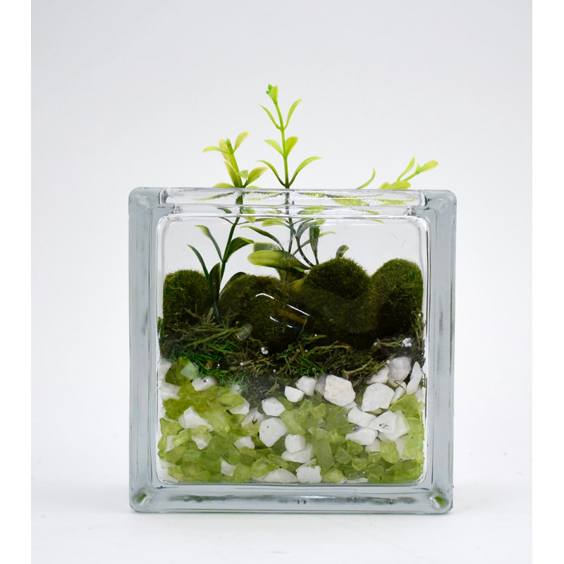 Glass Block Craft /Pot Planter