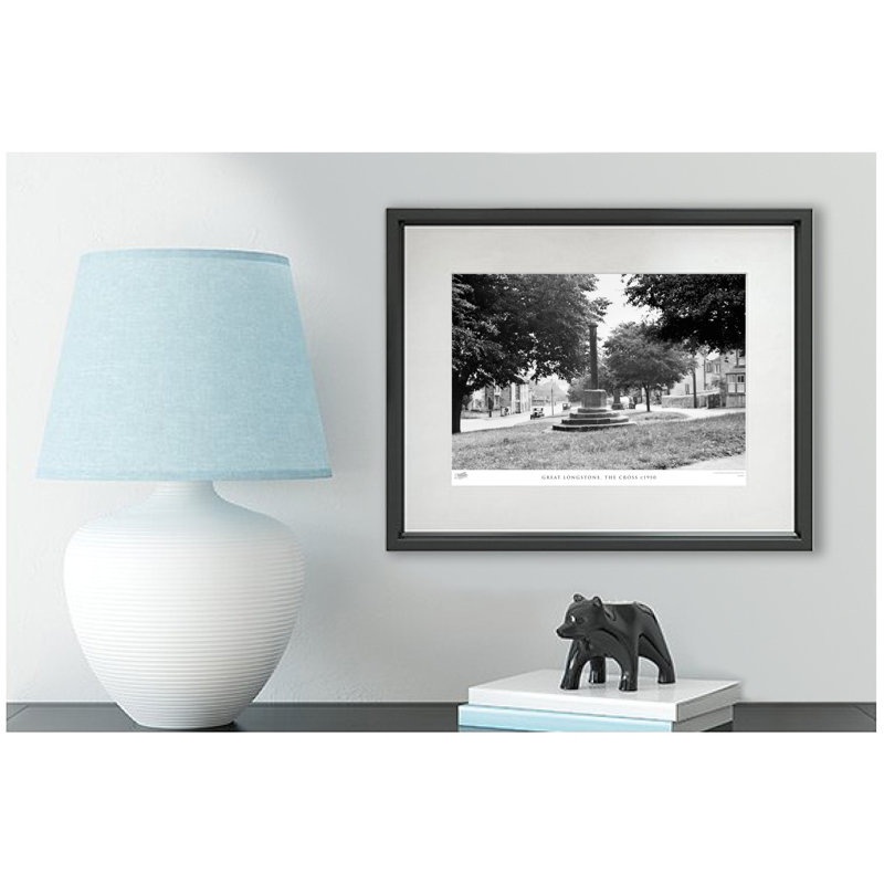 Great Longstone, The Cross C1950 - Single Picture Frame Print, 40cm H x 50cm W x 2.3cm D