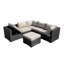 Trafecanty 5 Seater Rattan Sofa Set-1701706184