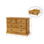 Hailley Solid Spruce Wood Chest Of Drawers