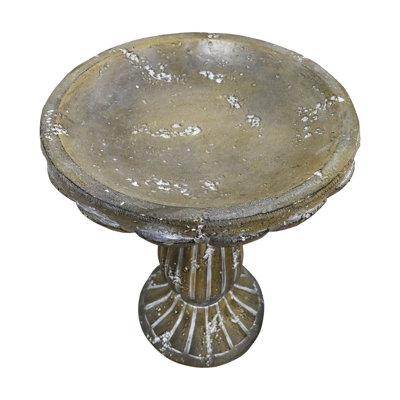 SunJet 18.1'' H Distressed Antique Bird Bath