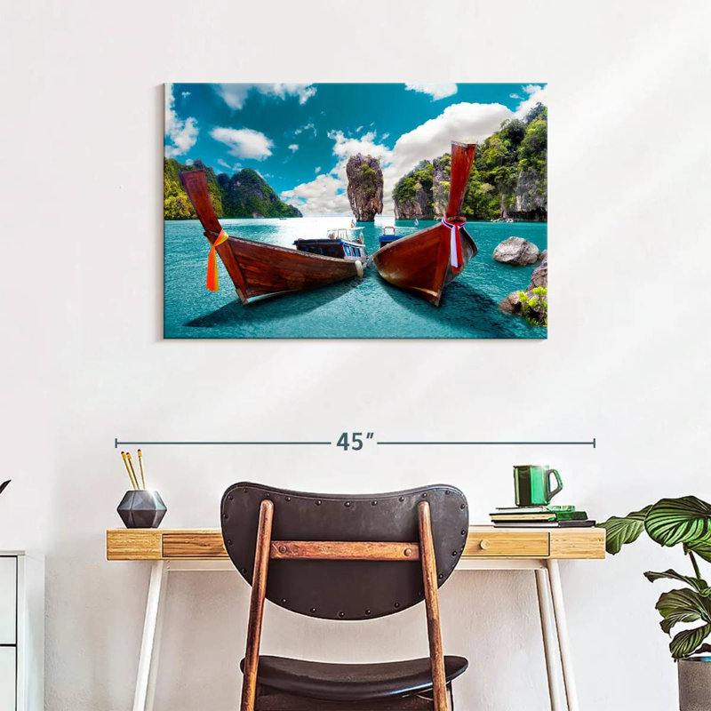 Mehar Boats In Phuket, 24" H x 36" W