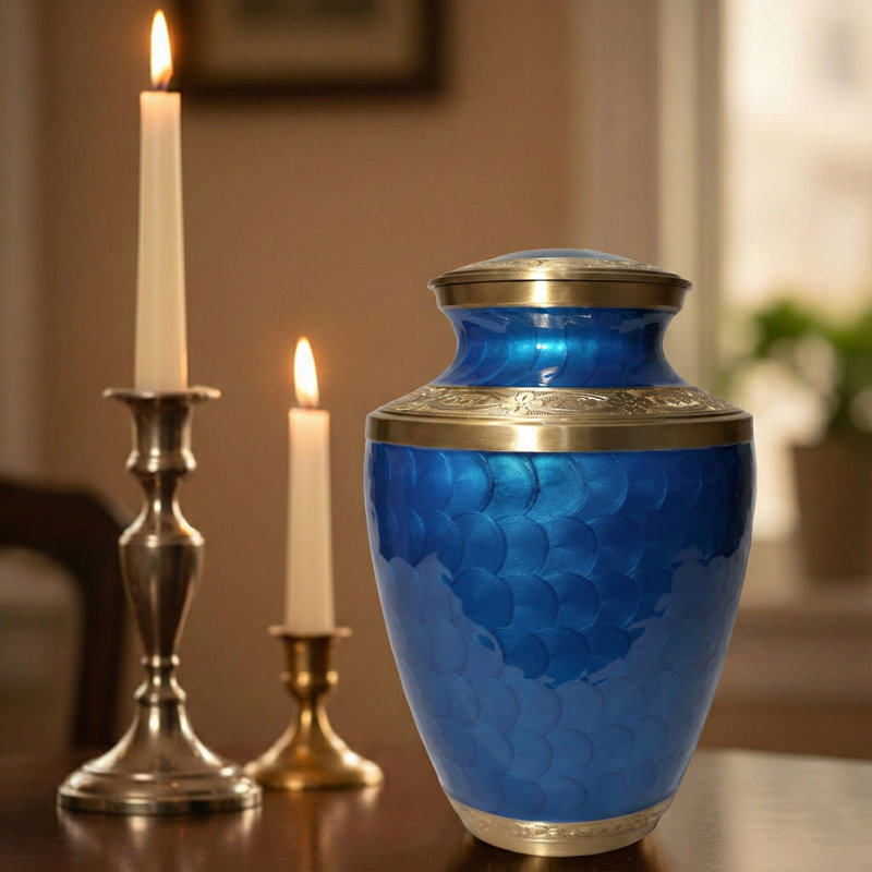 Memorial Urns, Blue
