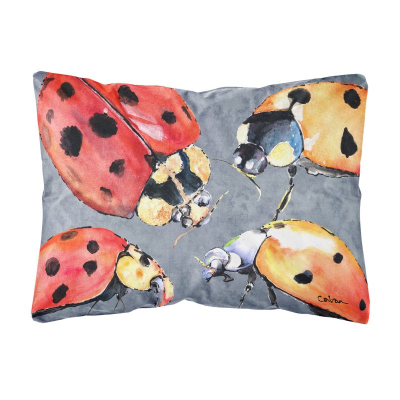 Coussin intérieur / extérieur Lady Bug Lady Bugs