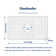 Centre Drain Left To Right 28.54" X Front To Back 15.59" With Corner 0.39-In HSWL-C2916