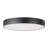 Cherylene 11-in Black dimmable LED Flush Mount-124959440