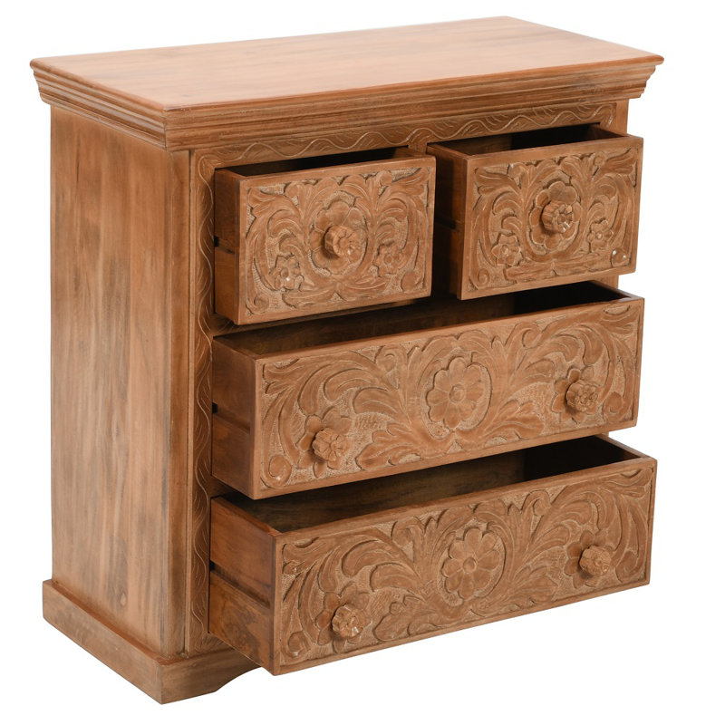 Ruven 90cm W 4 - Drawer Chest of Drawers