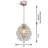Havant  3 - Light 16" Brushed Brass Round / Oval Chandelier
