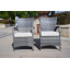 Chaise de patio avec coussins Momoyo Two