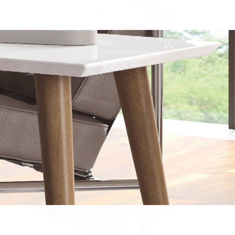 Utopia 40" Coffee Table In White, White