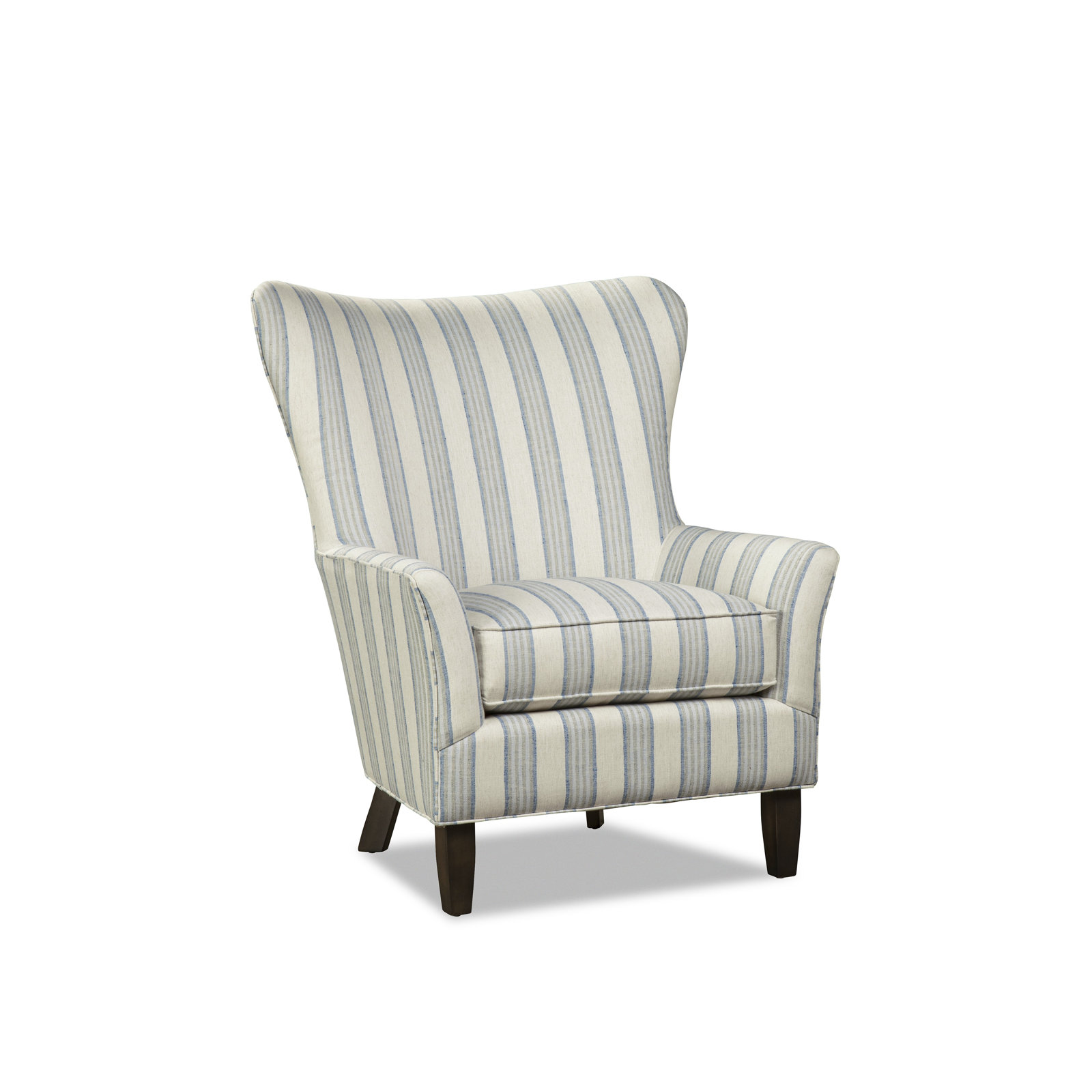 Mihara Upholstered Wingback Chair, Drusky Beige Performance
