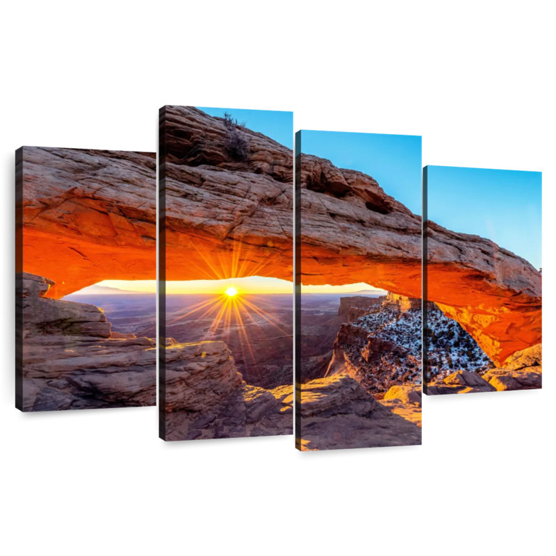Lumière du soleil arquée Alvord Mesa