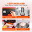 VEVOR Electric Cotton Candy Machine with Cart, 1000W Commercial Candy Floss Maker in Red Colour-106479908