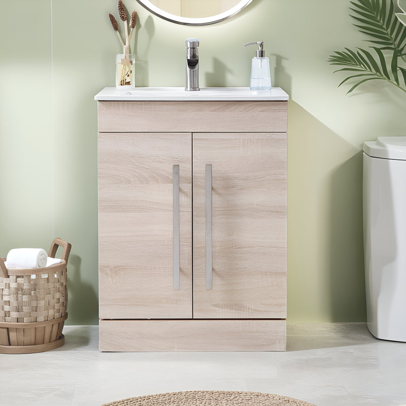 Simote 24'' Single Bathroom Vanity with Ceramic Top