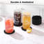 Ensemble de 8 sous-verres en silicone avec support, sous-verres pour boissons, bière, sous-verres à café, convient aux types de tasses, chaud ou froid, anti-SLI, antiadhésif, anti-débordement de table