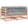 Kahoka 70cm Wide Outdoor Rectangle Patio Sofa with Cushions