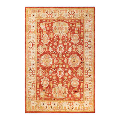 Urda One-of-a-Kind 5' 10" X 8' 9" Hand Knotted Area Rug