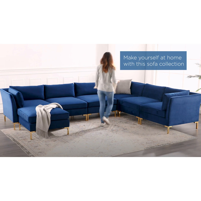 Luxe Pink Velvet 72" Loveseat with Gold Metal Legs