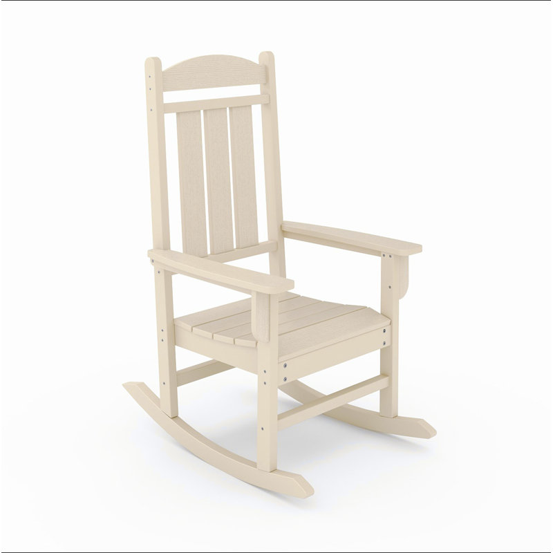 Chaise berçante Traditional, Beige