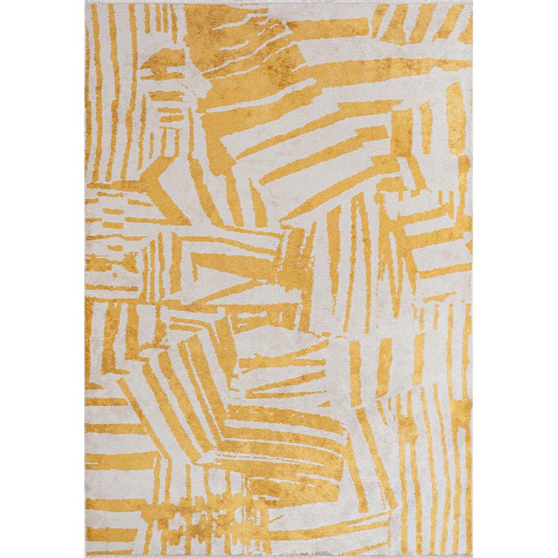 Tapis à motif abstrait, Rectangle 7 pi 10 po x 11 pi 2 po