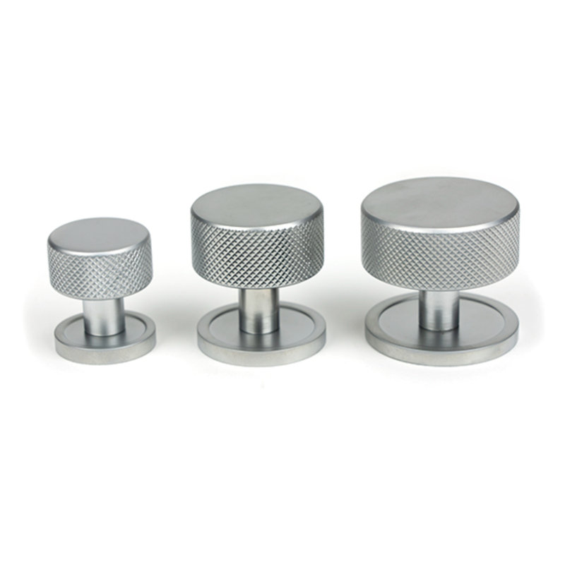 Round Knob, 2.5 cm, Satin Chrome