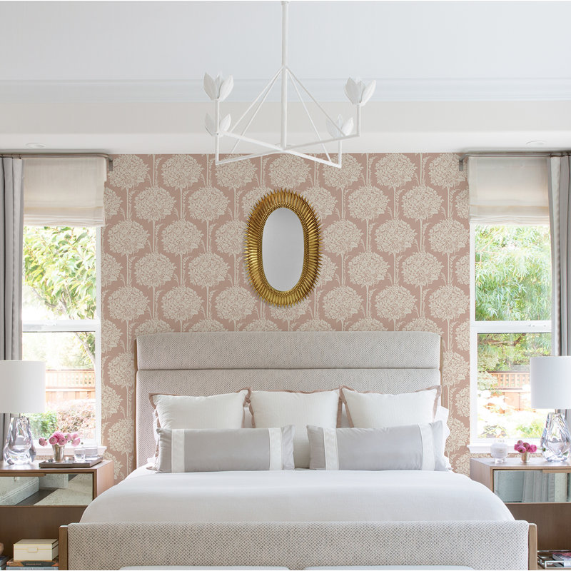 Floral Wallpaper, Apricot