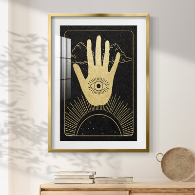 Palmier céleste - impression encadrée