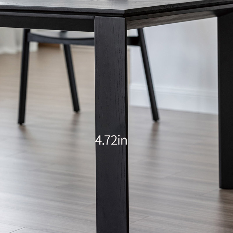 Solid wood stable dining table, 29.52"H x 82.67"L x 33.46"W