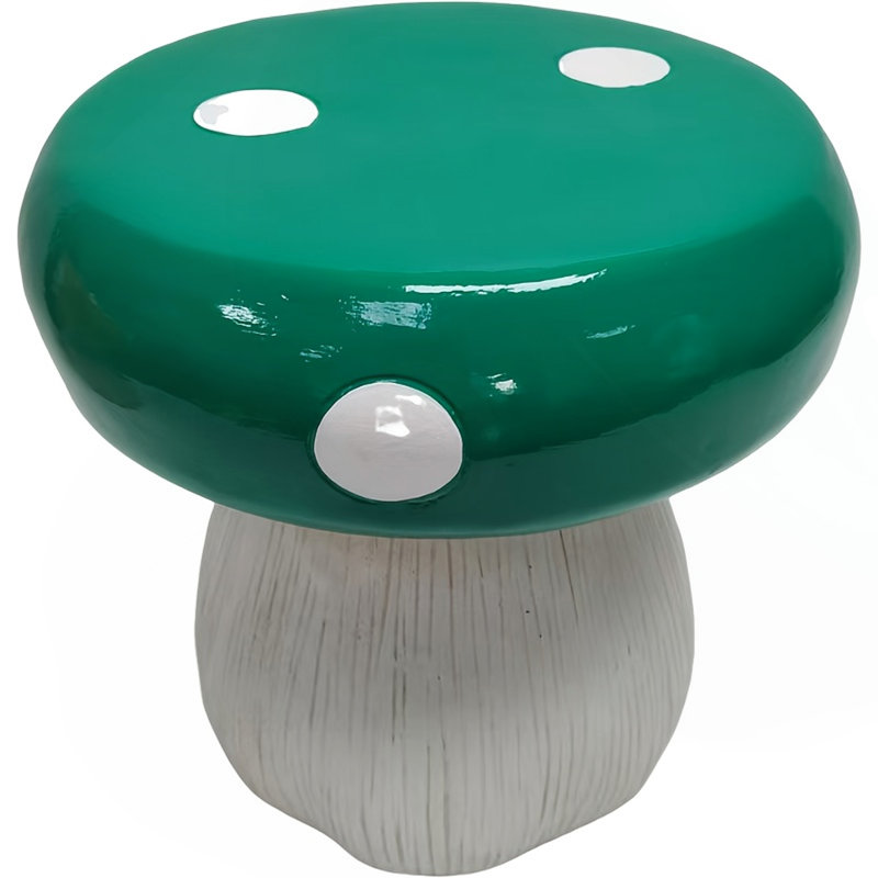 Statue tabouret Mushroom, Vert