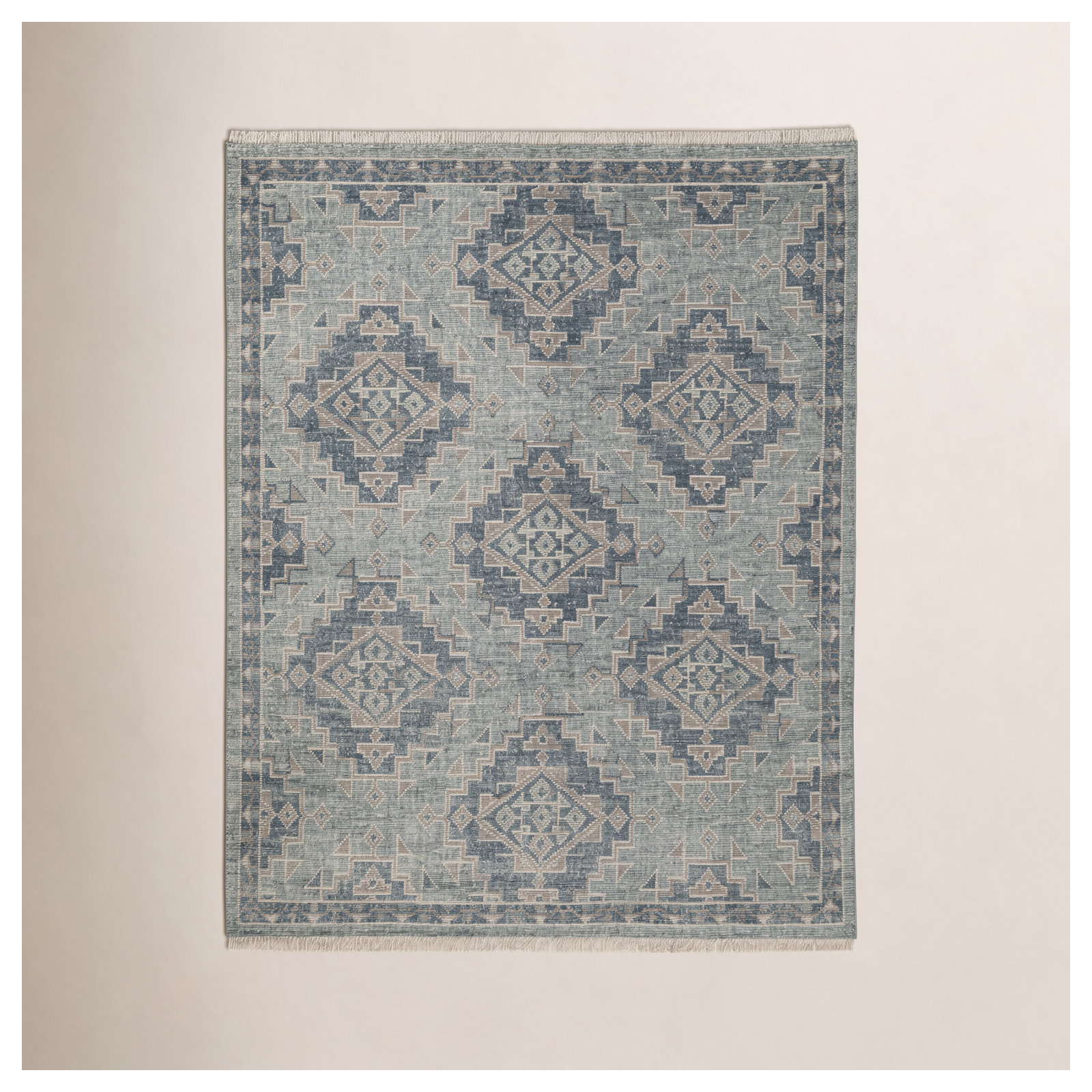 Birch Lane™ Hand Knotted Wool Whitley Rug, Rectangle 7'9" x 9'9"