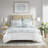 Duvet Cover Mini Set White Full/Queen-121790689