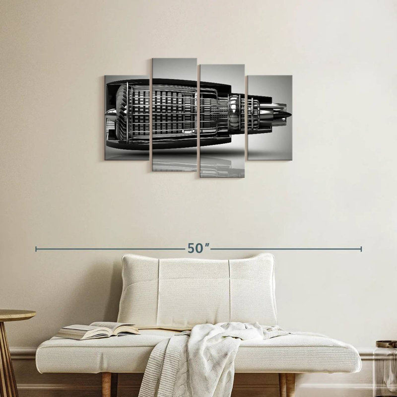 Mehar Aircraft Engine Details, 22" H x 36" W