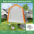 Guardian Shelter Series AMERLIFE Heavy Duty Portable Shed Storage Shelter With Waterproof Windows & Roll-Up Zipper Door-102403075