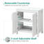 Meuble-lavabo simple 30 po avec lavabo moderne autoportant-2055678064