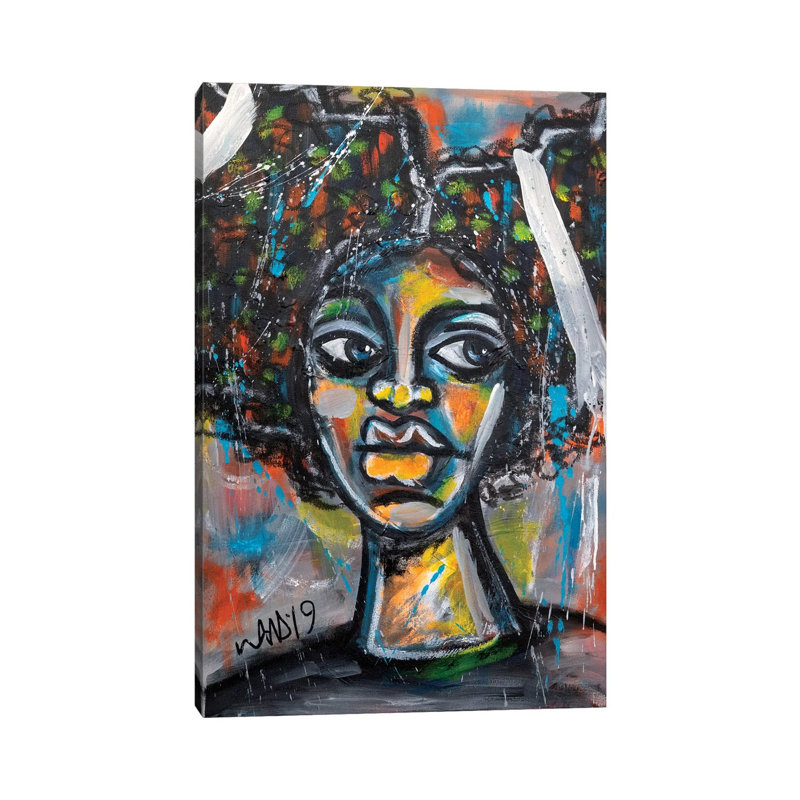 Visions Of My Shadow Self by Akaimi The Artist - Wrapped Canvas Print, 20.32 cm H x 30.48 cm W