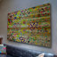 Reproduction d’art sur bois de pin naturel "safi" par parvez taj,