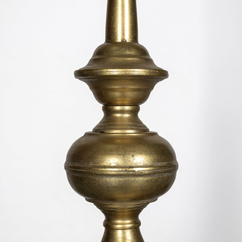 1 - Light Pendant, Silver/Antiqued Gold