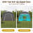 All Weather Domed Carport with 4 Cloth Bags-116448719