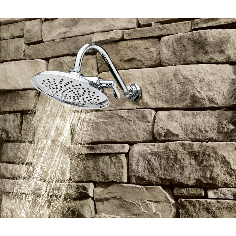 Isabel Multi Function Fixed Shower Head with Immersion, Chrome