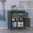 Accent Cabinet, Rolling Garage Cabinet, Metal Storage Cabinet With Drawer