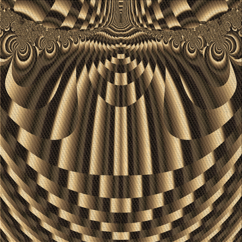 Tapis abstrait en laine beige / noir, Carré 3 pi