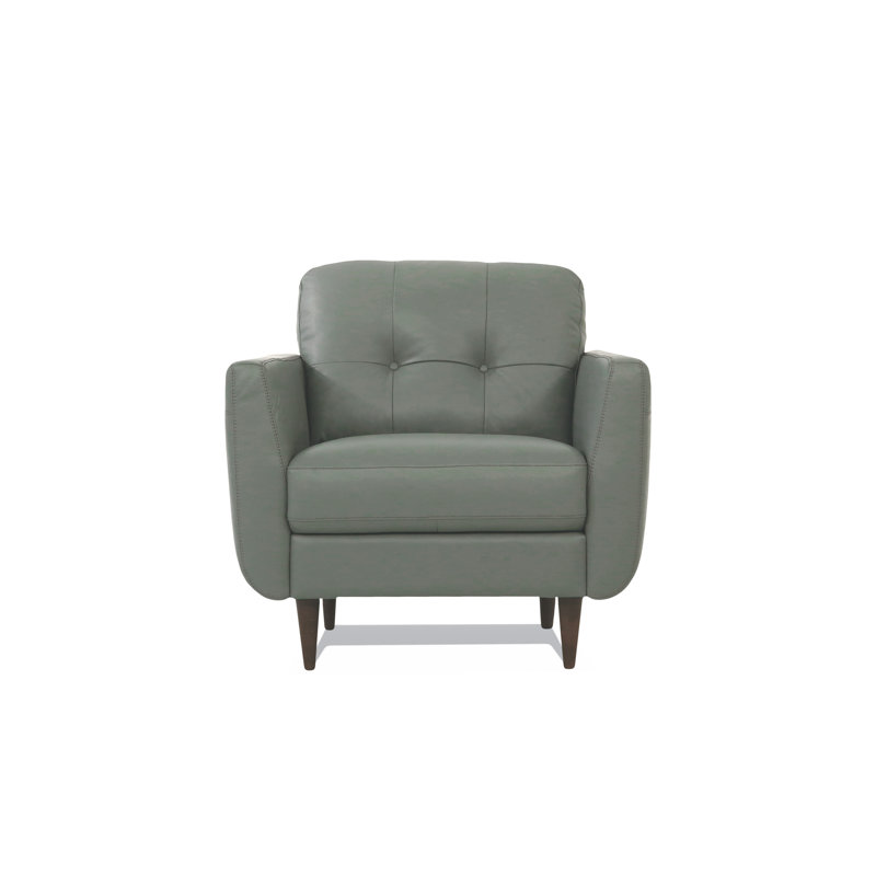 Chaise en cuir pesto Radwan (assemblée)