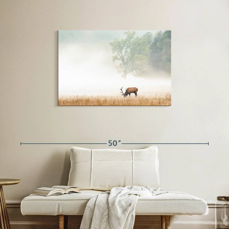 Cataloochee Elk, 24" H x 36" W