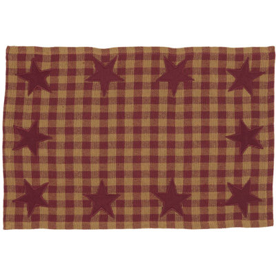 Deuxville 100% Cotton Checkered Rectangle Placemat