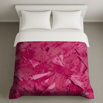 Pink Textured Abstract Duvet Covers