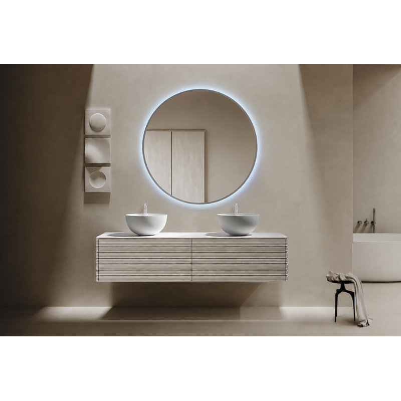 Infinity Round Lighted Mirror