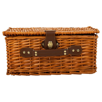 BROWN PICNIC BASKET 4 SERVES