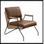 Fauteuil en cuir fleur 25 po-1297654396