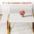 71" Modern Rectangular Dining Table For Dining Room, Living Room-792308586
