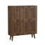 Armoire à chaussures Mid-Century moderne avec rangement étagé